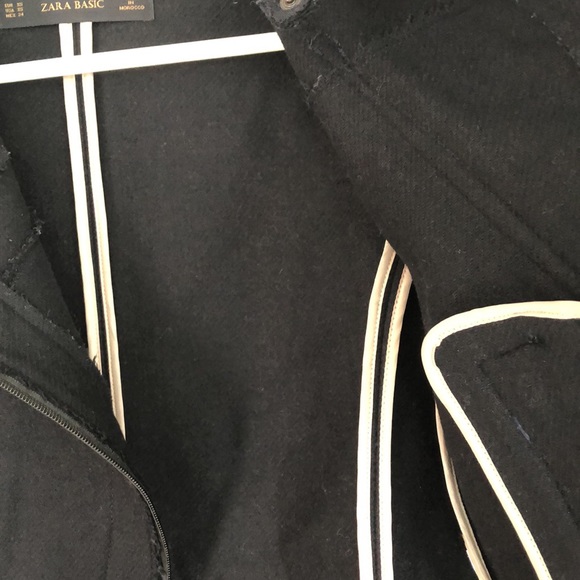 ZARA  Motorcycle Style wool jacket - Picture 5 of 7